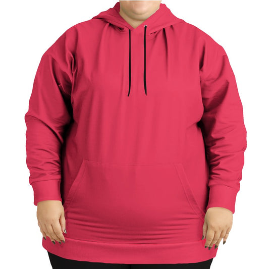 Medium Clear Red Hoodie PLUS (RPI2-CL-ME) - Woman Front PLUS