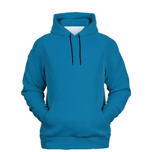 Medium Cyan Hoodie (C100M0Y0K45) - Ghost Front