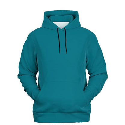 Medium Cyan Hoodie (C100M0Y25K45) - Ghost Front