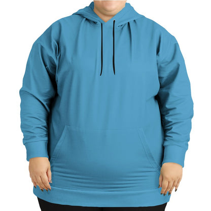 Medium Cyan Hoodie PLUS (BC1-ME-ME) - Woman Front PLUS