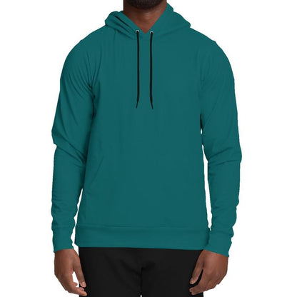 Medium Dark Blue-Green Hoodie (C100M0Y38K60) - Man Front