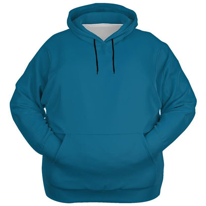 Medium Dark Cyan Hoodie (C100M0Y0K60) - Ghost Front PLUS