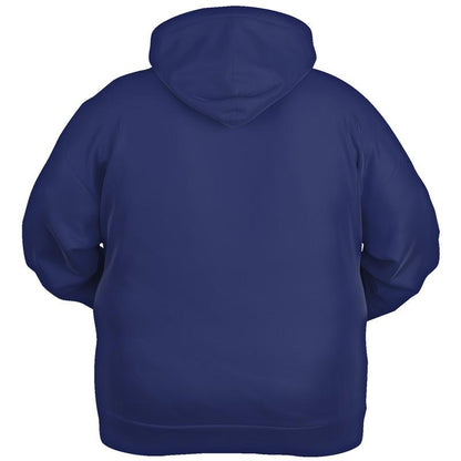 Medium Dark Midtone Blue Hoodie (C80M70Y0K60) - Ghost Back PLUS