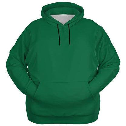 Medium Dark Midtone Green Hoodie (C80M0Y80K60) - Ghost Front PLUS