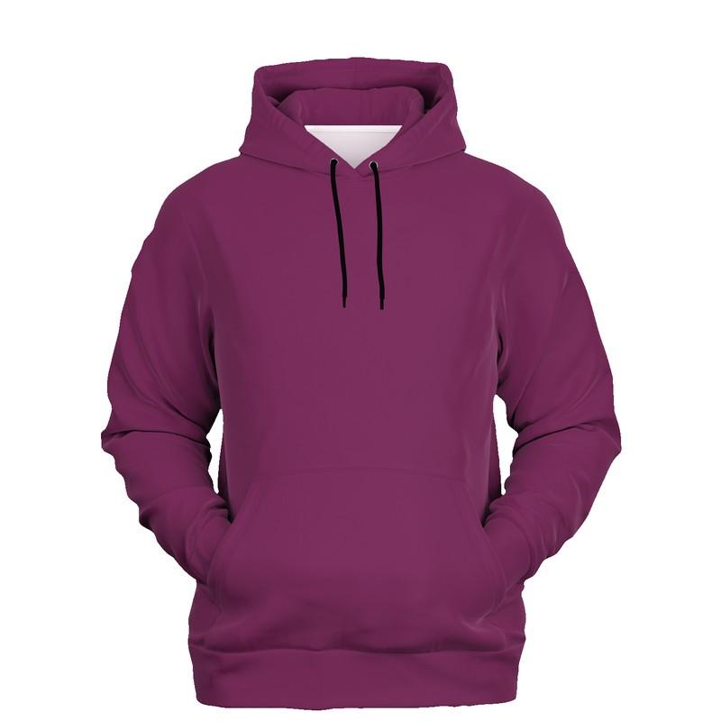 Medium Dark Midtone Magenta Hoodie (C10M80Y0K60) - Ghost Front