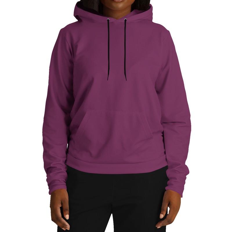 Medium Dark Midtone Magenta Hoodie (C10M80Y0K60) - Woman Front