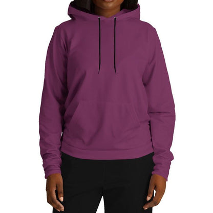 Medium Dark Midtone Magenta Hoodie (C10M80Y0K60) - Woman Front