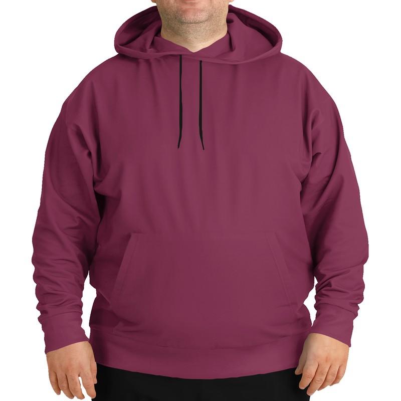 Medium Dark Midtone Pink Hoodie (C0M80Y20K60) - Man Front PLUS