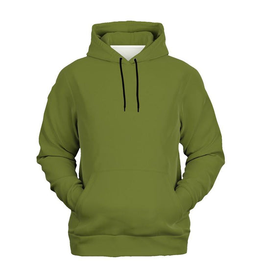 Medium Dark Midtone Warm Green Hoodie (C20M0Y80K60) - Ghost Front