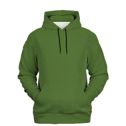 Medium Dark Midtone Warm Green Hoodie (C40M0Y80K60) - Ghost Front