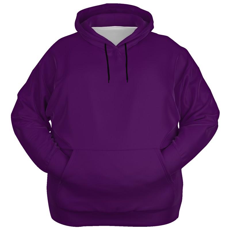 Medium Dark Purple Hoodie (C62M100Y0K60) - Ghost Front PLUS