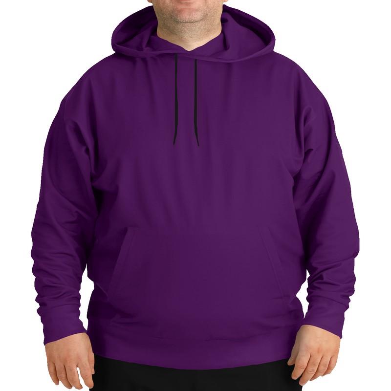 Medium Dark Purple Hoodie (C62M100Y0K60) - Man Front PLUS