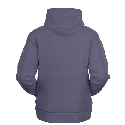 Medium Dark Shaded Blue Gray Hoodie (C30M30Y0K60) - Ghost Back