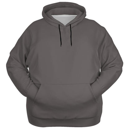 Medium Dark Shaded Brown Hoodie (C30M30Y30K60) - Ghost Front PLUS