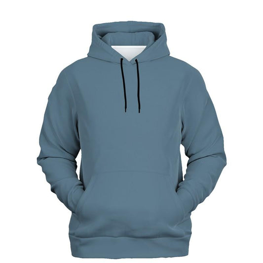 Medium Dark Shaded Cyan Gray Hoodie (C30M0Y0K60) - Ghost Front