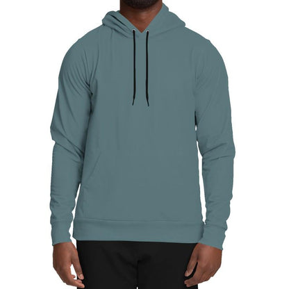 Medium Dark Shaded Cyan Gray Hoodie (C30M0Y8K60) - Man Front