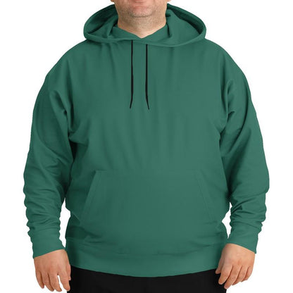 Medium Dark Shaded Green Hoodie (C60M0Y45K60) - Man Front PLUS