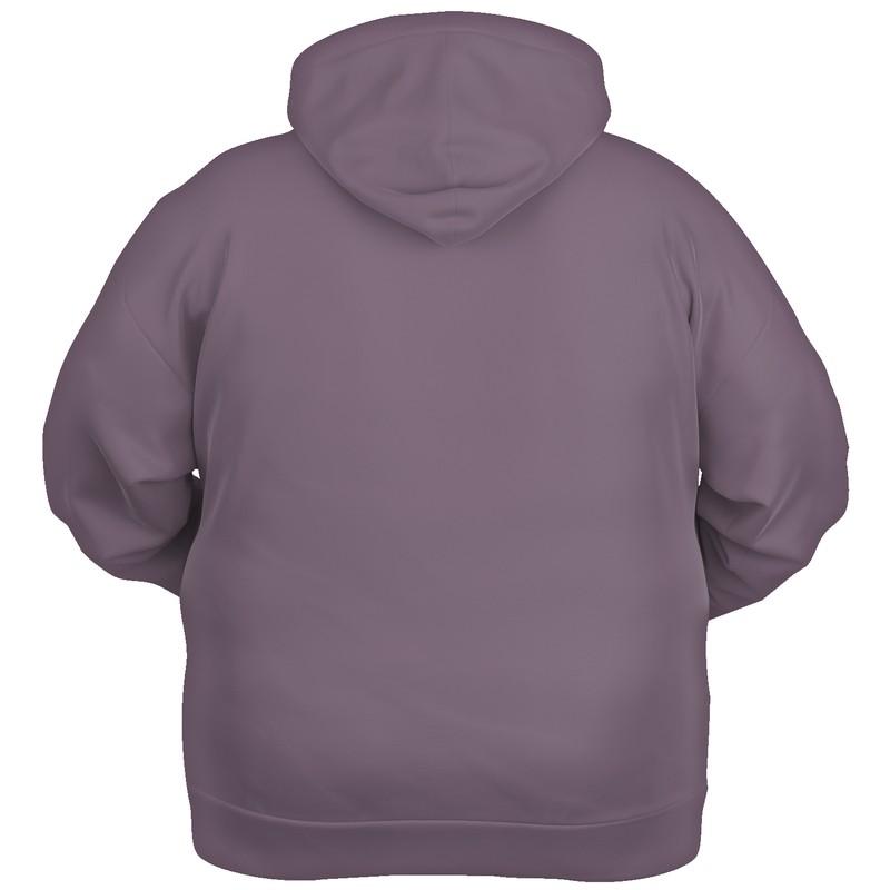 Medium Dark Shaded Purple Gray Hoodie (C8M30Y0K60) - Ghost Back PLUS