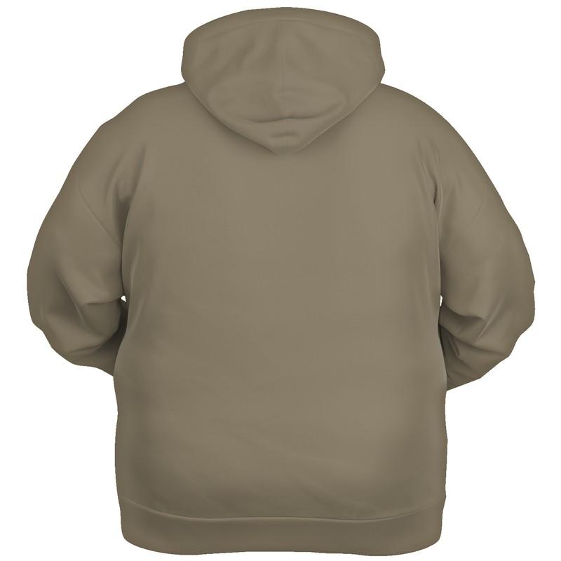 Medium Dark Shaded Yellow Brown Hoodie (C0M8Y30K60) - Ghost Back PLUS