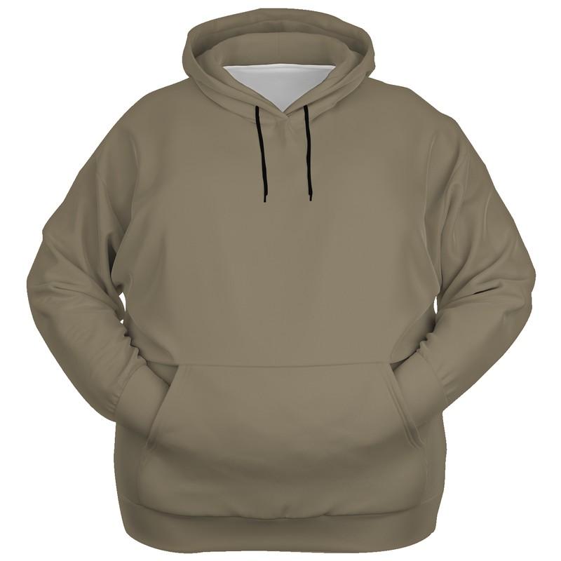 Medium Dark Shaded Yellow Brown Hoodie (C0M8Y30K60) - Ghost Front PLUS