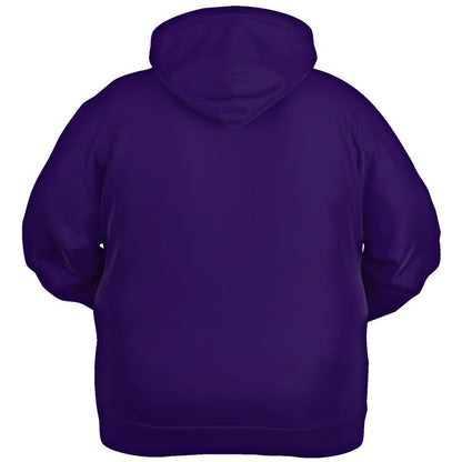 Medium Dark Violet Hoodie (C88M100Y0K60) - Ghost Back PLUS