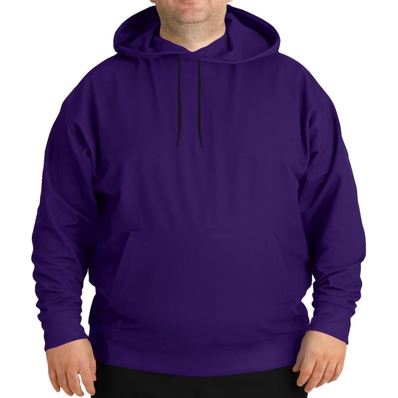 Medium Dark Violet Hoodie (C88M100Y0K60) - Man Front PLUS