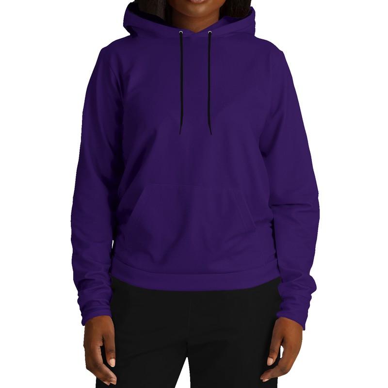 Medium Dark Violet Hoodie (C88M100Y0K60) - Woman Front