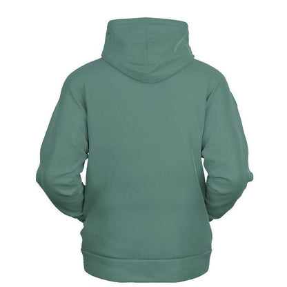 Medium Fully-Muted Blue-Green Hoodie (BG-FM-ME) - Ghost Back