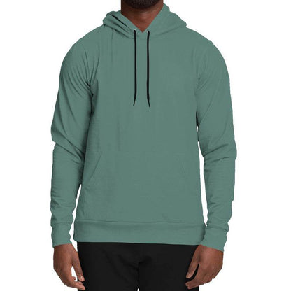 Medium Fully-Muted Blue-Green Hoodie (BG-FM-ME) - Man Front