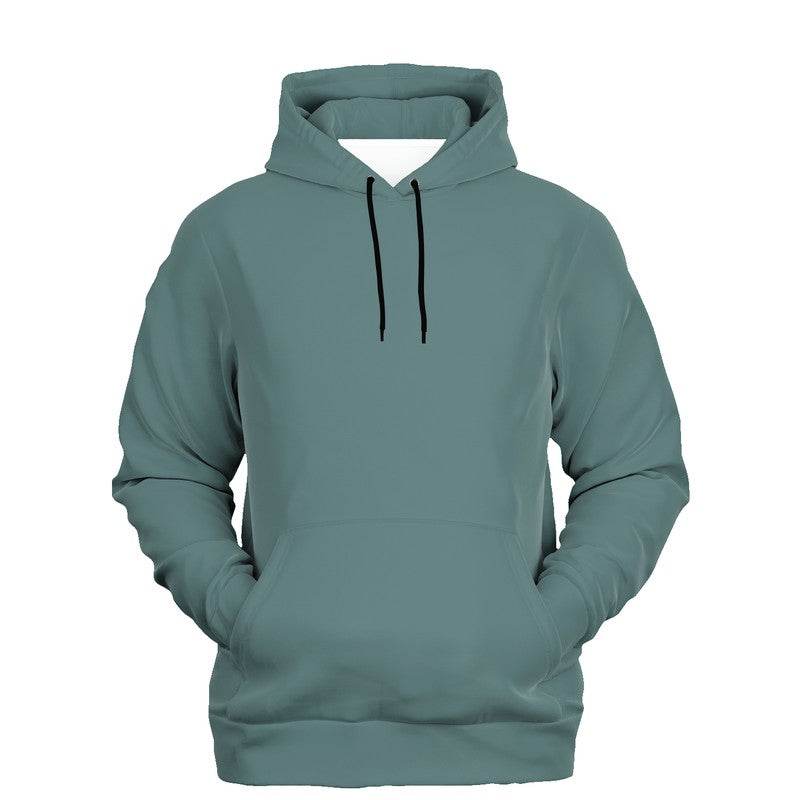 Medium Fully-Muted Blue-Green Hoodie (CBG2-FM-ME) - Ghost Front