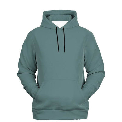Medium Fully-Muted Blue-Green Hoodie (CBG2-FM-ME) - Ghost Front