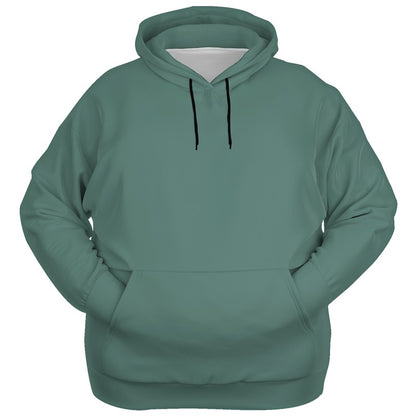 Medium Fully-Muted Blue-Green Hoodie PLUS (BG-FM-ME) - Ghost Front PLUS