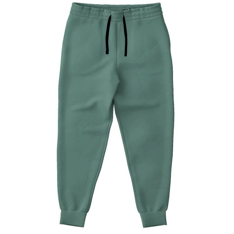 Medium Fully-Muted Blue-Green Joggers (BG-FM-ME) - Front