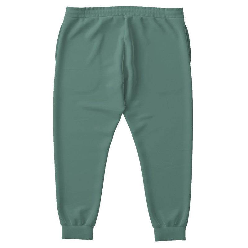 Medium Fully-Muted Blue-Green Joggers PLUS (BG-FM-ME) - Back PLUS