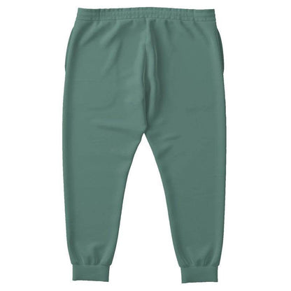 Medium Fully-Muted Blue-Green Joggers PLUS (BG-FM-ME) - Back PLUS