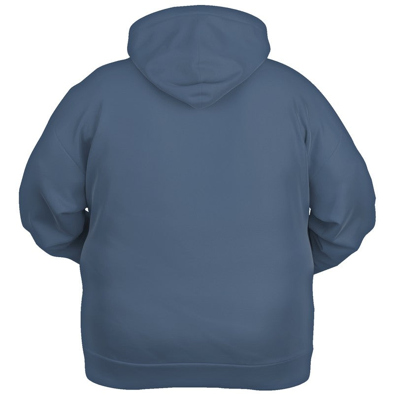 Medium Fully-Muted Blue Hoodie PLUS (IB2-FM-ME) - Ghost Back PLUS