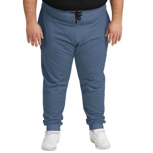 Medium Fully-Muted Blue Joggers PLUS (IB2-FM-ME) - Man Front PLUS