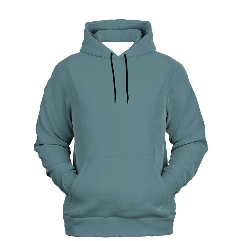 Medium Fully-Muted Cyan Hoodie (C-FM-ME) - Ghost Front