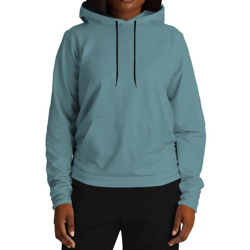 Medium Fully-Muted Cyan Hoodie (C-FM-ME) - Woman Front