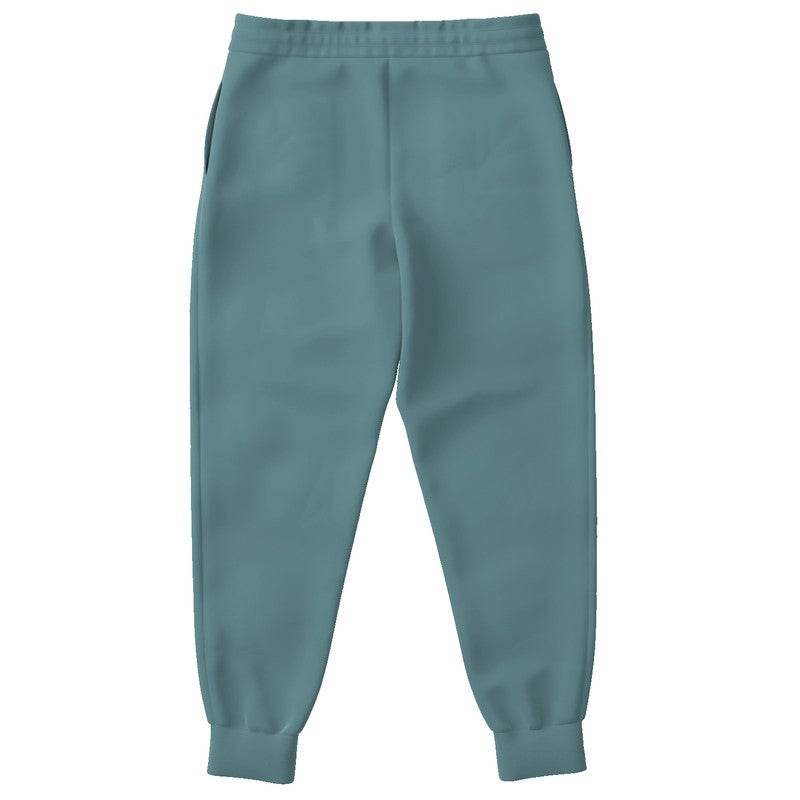 Medium Fully-Muted Cyan Joggers (C-FM-ME) - Back