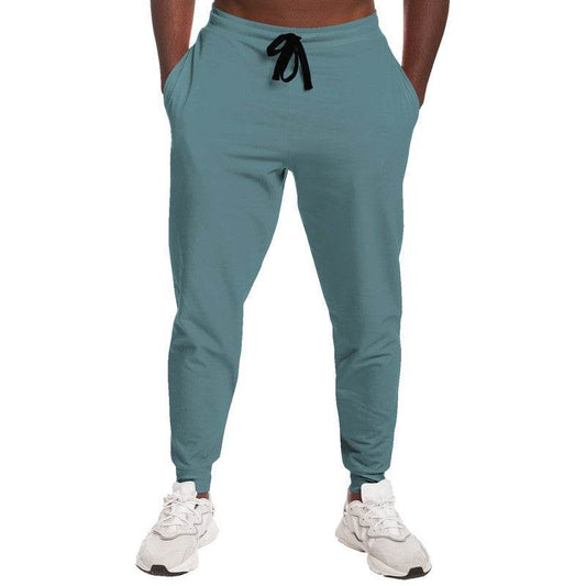 Medium Fully-Muted Cyan Joggers (C-FM-ME) - Man Front