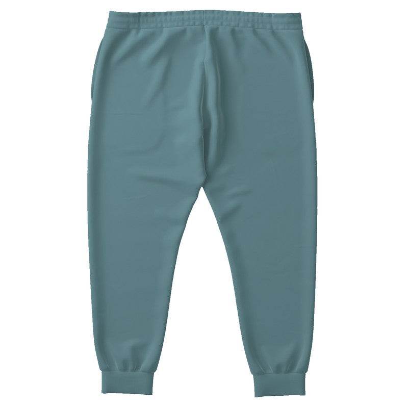 Medium Fully-Muted Cyan Joggers PLUS (C-FM-ME) - Back PLUS