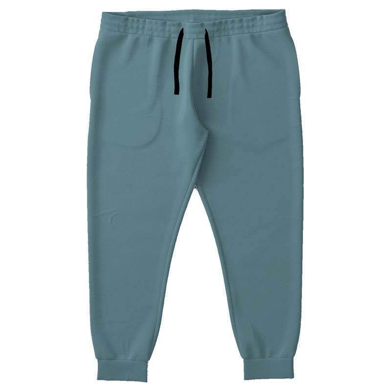 Medium Fully-Muted Cyan Joggers PLUS (C-FM-ME) - Front PLUS