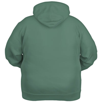 Medium Fully-Muted Green Hoodie PLUS (BGG2-FM-ME) - Ghost Back PLUS