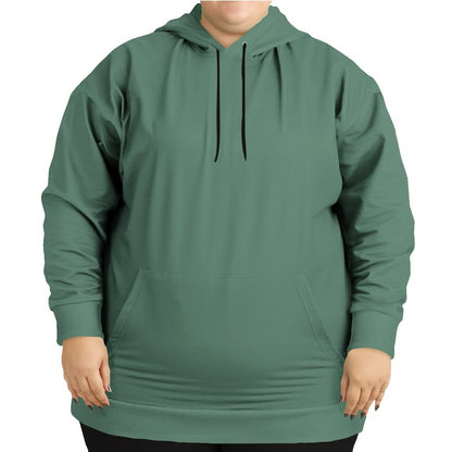 Medium Fully-Muted Green Hoodie PLUS (BGG2-FM-ME) - Woman Front PLUS