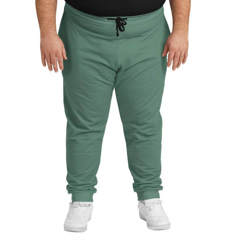 Medium Fully-Muted Green Joggers PLUS (BGG2-FM-ME) - Man Front PLUS