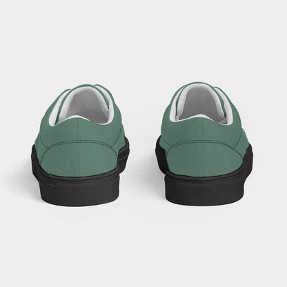 Medium Fully-Muted Green Men's Canvas Sneakers (BGG2-FM-ME) - Back