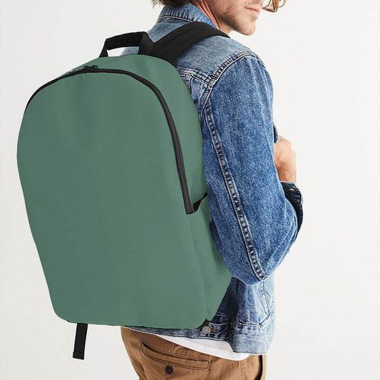 Medium Fully-Muted Green Waterproof Backpack (BGG2-FM-ME) - Man CloseUp