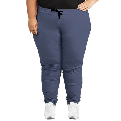 Medium Fully-Muted Indigo Joggers PLUS (I-FM-ME) - Woman Front PLUS