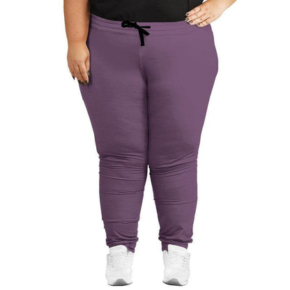 Medium Fully-Muted Magenta Joggers PLUS (M-FM-ME) - Woman Front PLUS